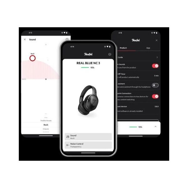 Teufel REAL BLUE NC 3 wireless Over-Ear bluetooth Headphones night black