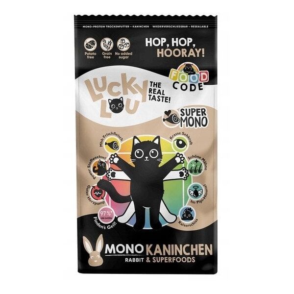 Lucky Lou Food Code Mono Królik 340g