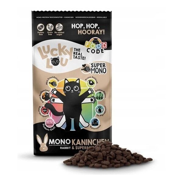 Lucky Lou Food Code Mono Królik 340g
