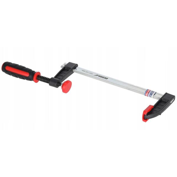 Ścisk stolarski F 300x120mm, 2-materiałowa rękojeść