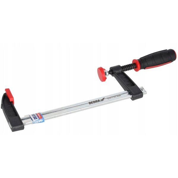 Ścisk stolarski F 300x120mm, 2-materiałowa rękojeść