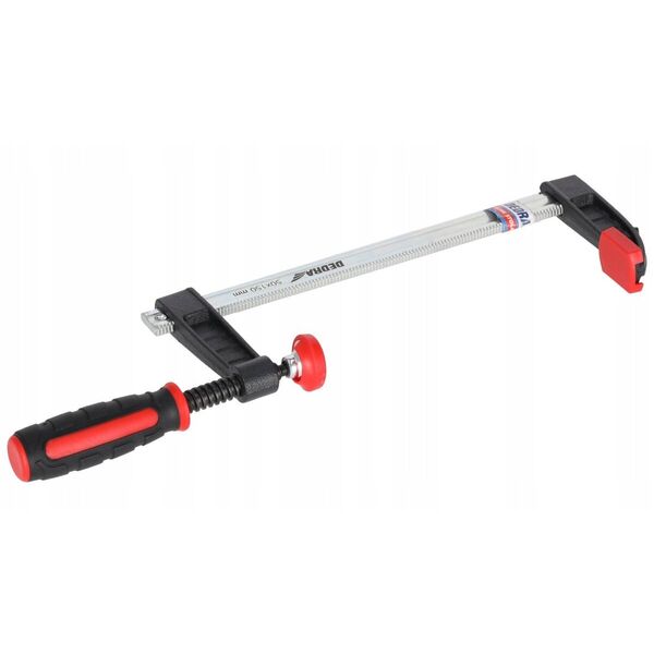 Ścisk stolarski F 800x120mm, 2-materiałowa rękojeść