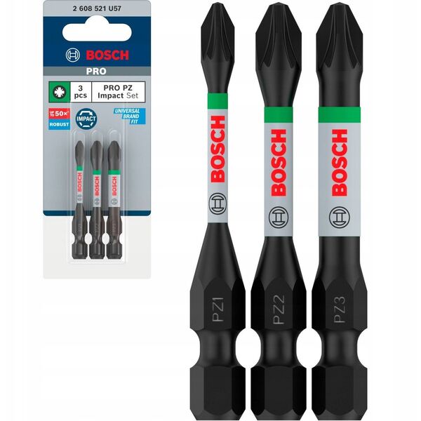 Końcówka wkręcająca PRO PZ Impact Set
