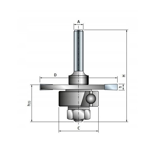 Frez 63-10906P 50,8X4,0X60,3X6.0-3