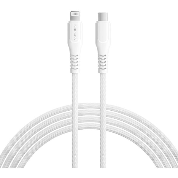 4smarts USB-C auf Lightning Kabel RapidCord PD 30W 1.5m wei