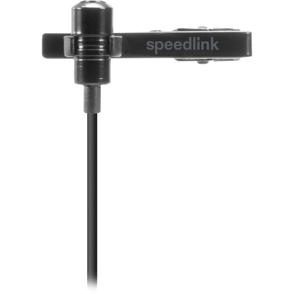 Speedlink Mikrofon SPES. zum Anstecken. Metalclip. schwarz retail