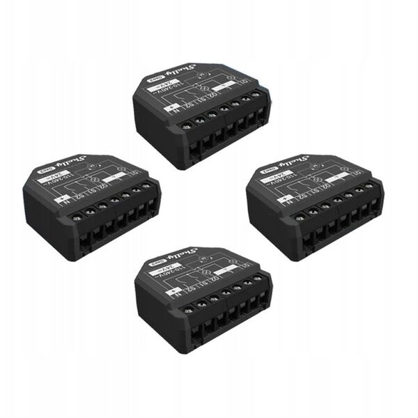 Shelly Relais "2PM Gen3 4er Pack" max 16A 2 Kanal WLAN BT