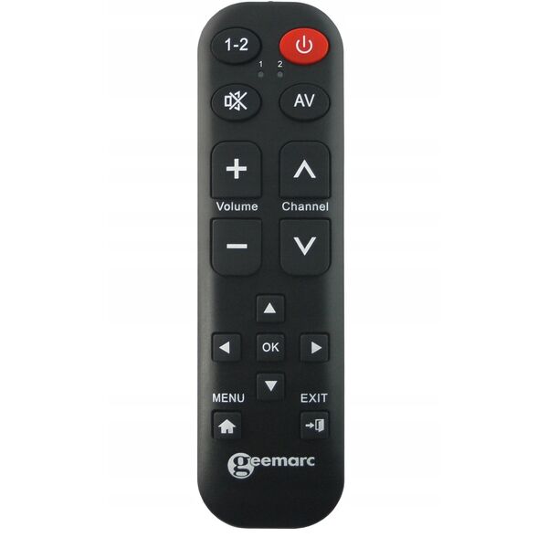 Geemarc TV-15 Universalfernbedienung lernfähig große Schrift
