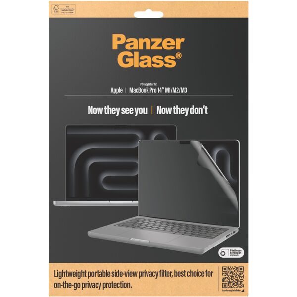 PanzerGlass Privacy Scr.Protector MacBook  Pro 14"/M1/M2/M3/M4