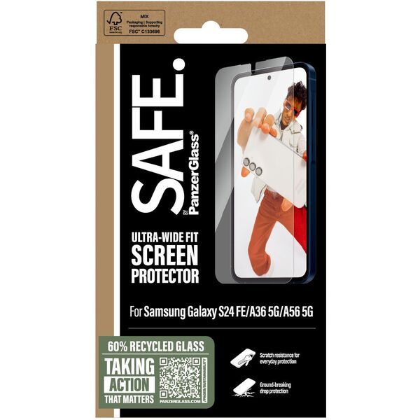 SAFE. Screen Protector Samsung Galaxy S24 FE 5G/A36 5G/A56 5G