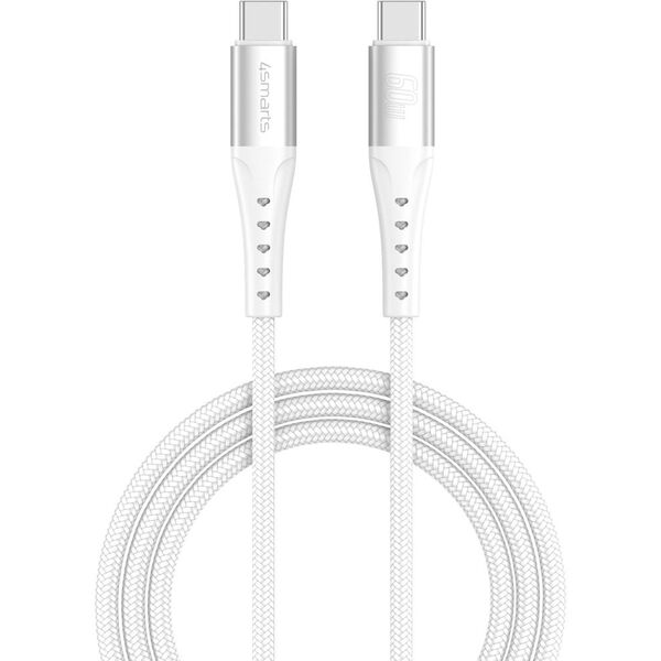 4smarts USB-C Kabel PrimeCord 60W 1,5m, weiß