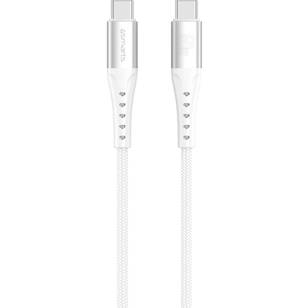 4smarts USB-C Kabel PrimeCord 60W 1,5m, weiß