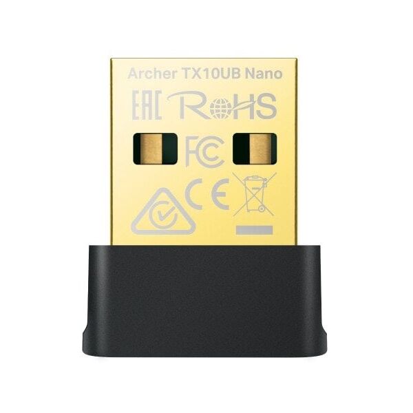 AX900 Nano Dual Band Wi-Fi 6 Bluetooth 5.3 USB AdapterSPEED: 600 Mbps at 5 GHz + 287 Mbps at 2.4 GHzSPEC: Internal Antennas, USB 2.0