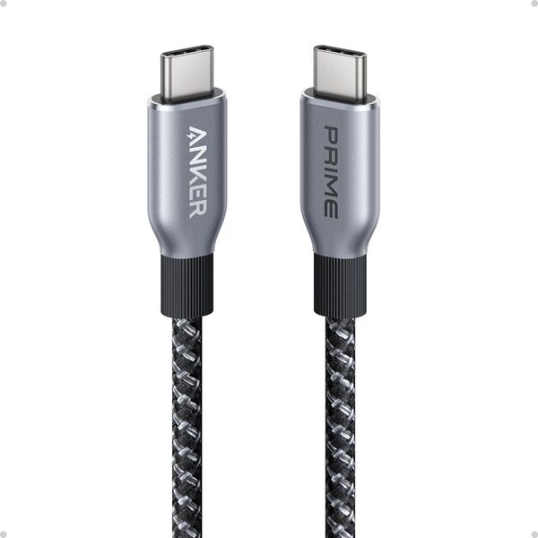 Anker Prime USB-C to USB-C Cable (180cm, 240W, Upcycled-Braided)