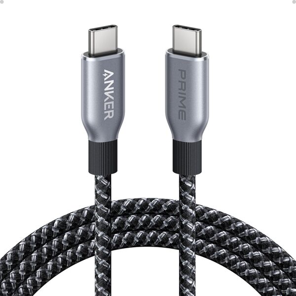 Anker Prime USB-C to USB-C Cable (180cm, 240W, Upcycled-Braided)