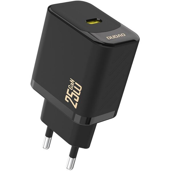 Ładowarka sieciowa 25W GaN USB-C - czarna Ładowarka sieciowa 25W GaN USB-C - czarna