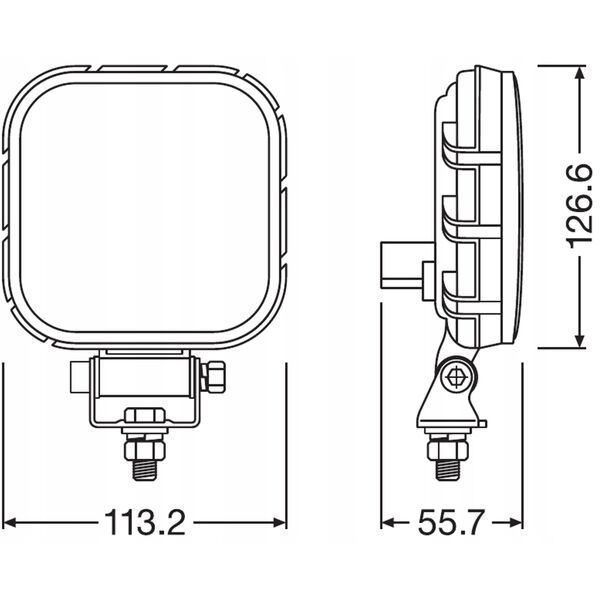 Lampa robocza (LED, 12/24V, 15W)