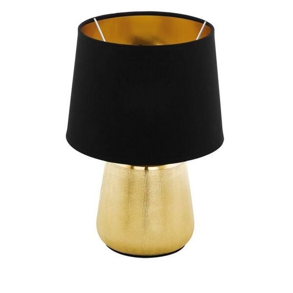 Table lamp EGLO MANALBA, 1 x E14, max 40 W, black/grey, O20cm, h30cm