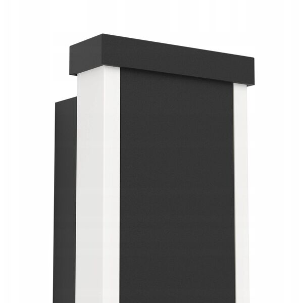 Wall LED outdoor light EGLO NEVIANO, IP65 3000K 2x3.7W 1200lm, black color 38x6.5x5cm