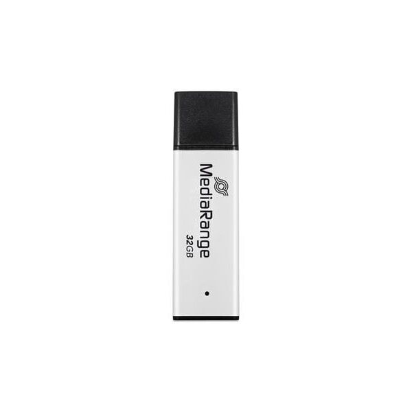 MediaRange MR1900 pamięć USB 32 GB USB Typu-A 3.2 Gen 1 (3.1 Gen 1) Czarny, Srebrny