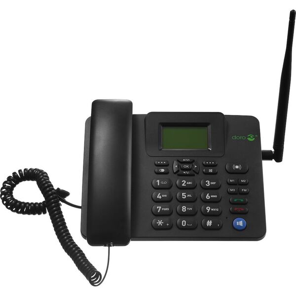 Doro 4100H telefon VoIP Czarny LCD