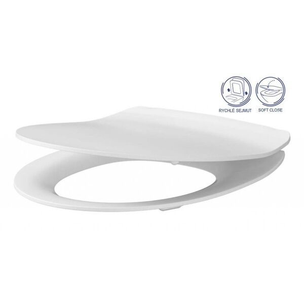 SET A37 MISKA USTĘPOWA MODUO CO 10 DESKA SLIM DUR WO ŁW