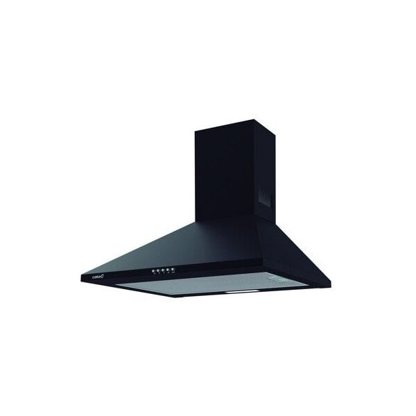 CATA | Hood | OMEGA 600 BK | Wall mounted | Energy efficiency class C | Plotis 60 cm | 645 m³/h | Mechanical | LED | Juodas