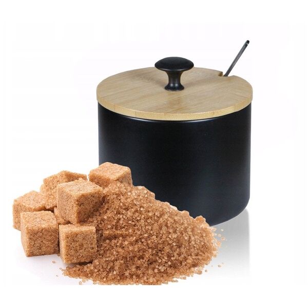 CUKIERNICA METALOWA Z ŁYŻECZKĄ 350ML BRUNBESTE BB- 2670