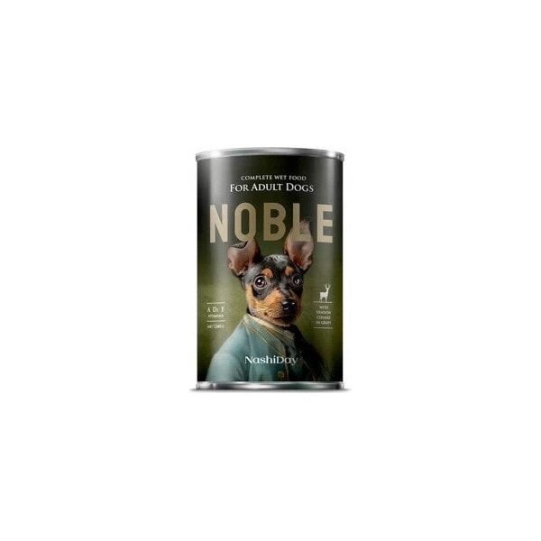 NOBLE DOG 1240g  DZICZYZNA   ( kawałki    w sosie )   /12