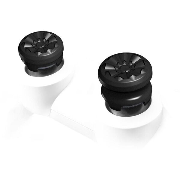 Steelseries Black Galaxy, PlayStation 4, PlayStation 5, Thumbstick, Black, Rubber, Concave, United States