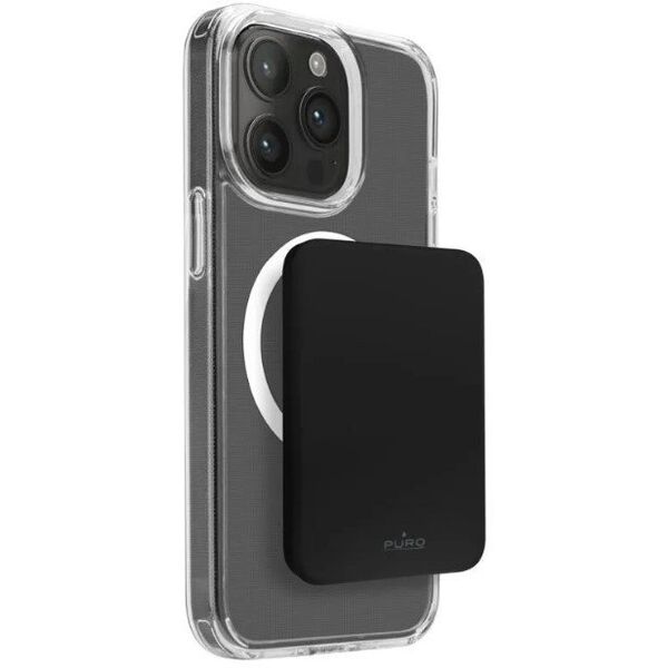 Powerbank Puro Mini Power Mag 4200mAh z MagSafe USB-C - czarny