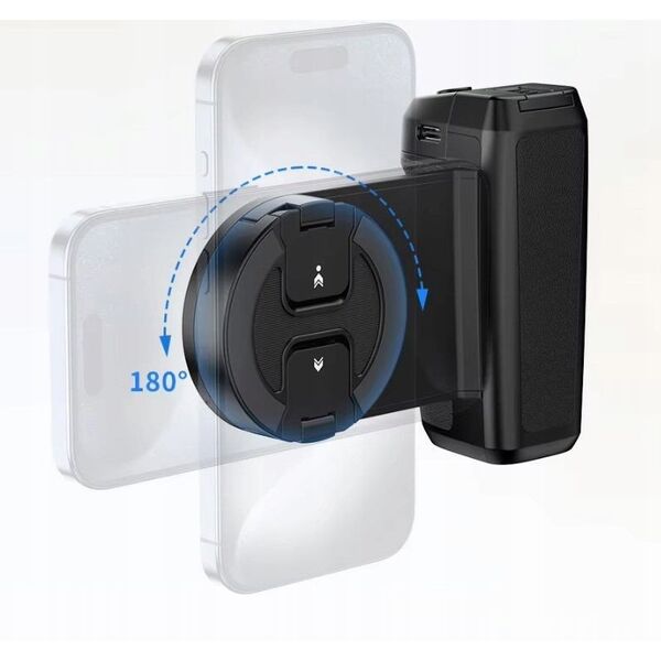 Uchwyt Grip Na Magnes Magsafe + Pilot 1/4"" Iso Do Telefonu Iphone / Ulanzi Ma35