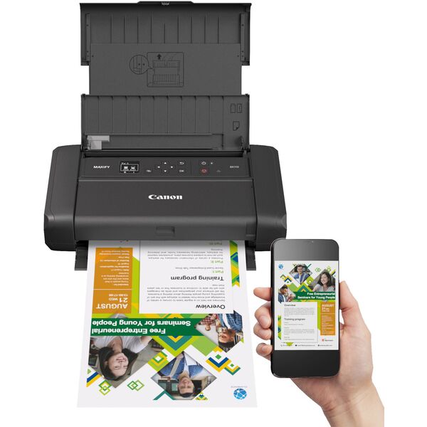 CANON MAXIFY BX110 Mobile Color Ink-jet Portable Printer 9ipm With Battery