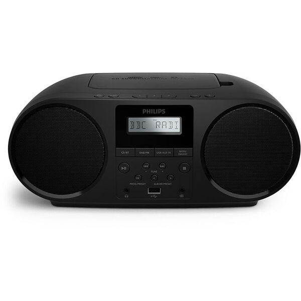 Philips TAZ6000/10, Black, Portable CD player