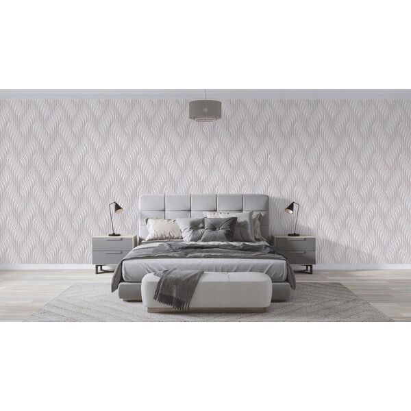 WALLPAPER 523254 GREY DARK LEAVES (12)
