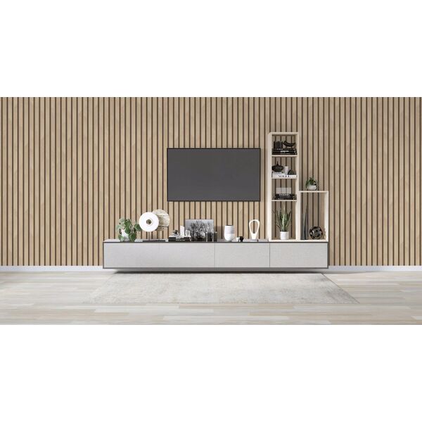 WALLPAPER 525111 BROWN SLATS (12)