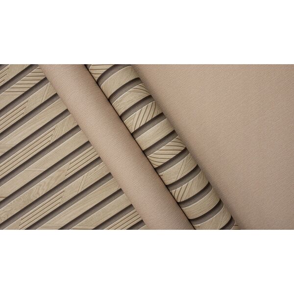 WALLPAPER 525111 BROWN SLATS (12)