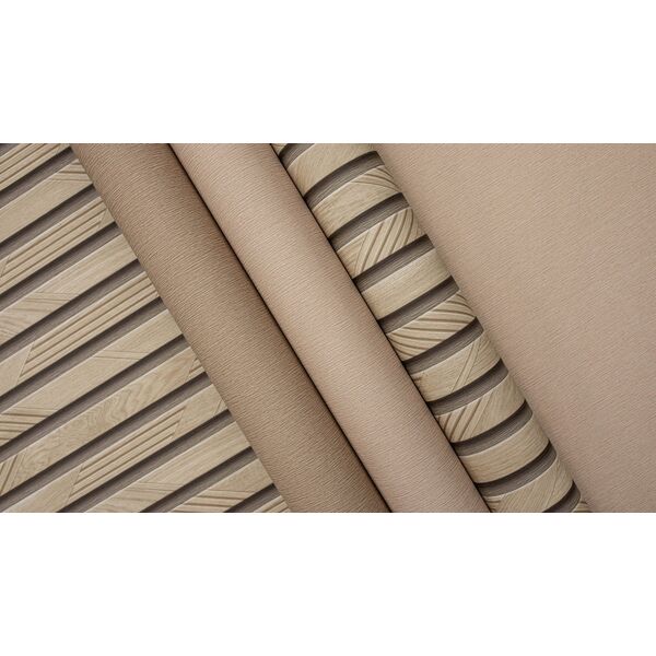 WALLPAPER 525111 BROWN SLATS (12)
