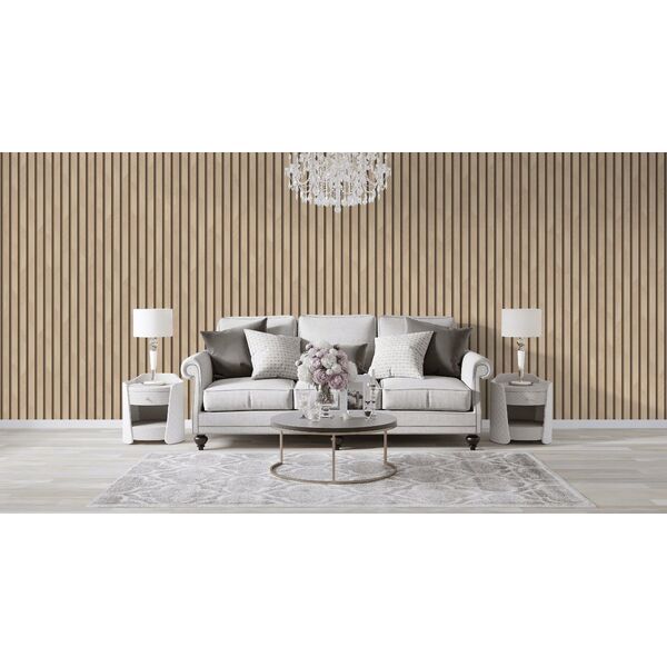 WALLPAPER 525111 BROWN SLATS (12)