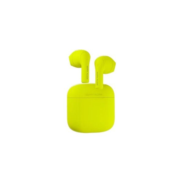 Happy Plugs Joy - bezprzewodowe słuchawki douszne (neon yellow)
