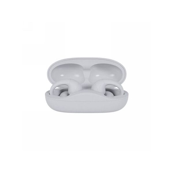 Happy Plugs Clip - bezprzewodowe otwarte słuchawki douszne (white)