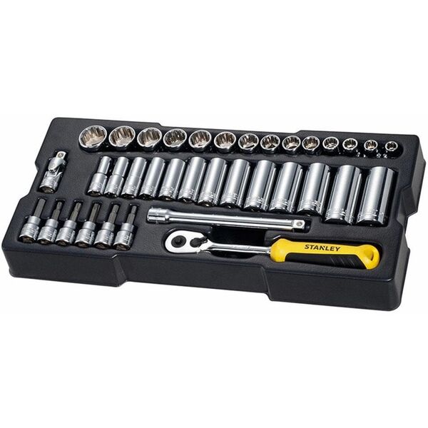 STANLEY ZESTAW KLUCZY  36el. 3/8" TRANSMODULE