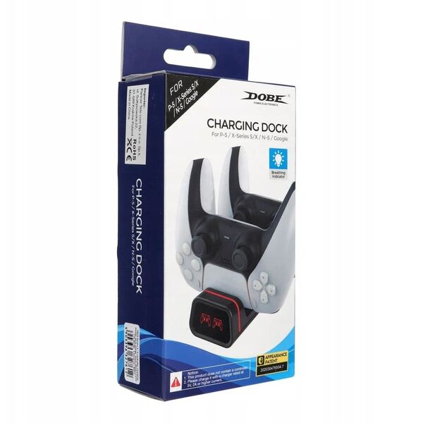 Podwójna stacja ładująca do padów XBOX Series X / S TYX-0613B czarna