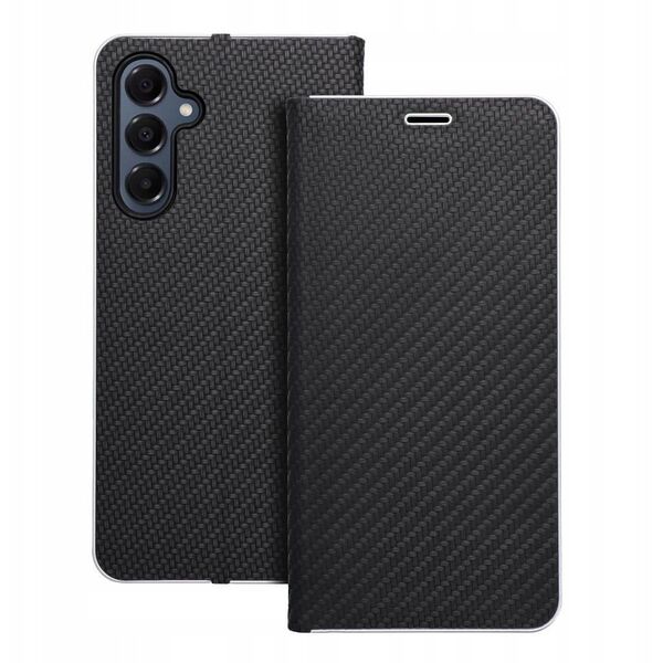 Kabura LUNA Book Carbon do SAMSUNG A16 5G czarny