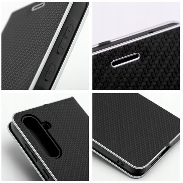 Kabura LUNA Book Carbon do SAMSUNG A16 5G czarny