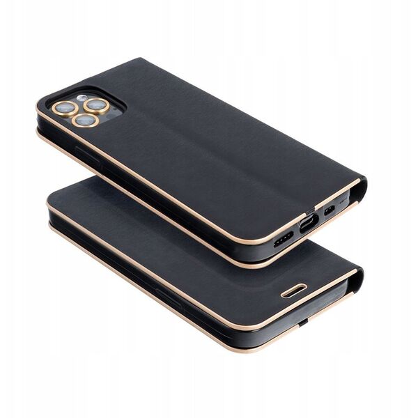 Kabura LUNA Book Gold do SAMSUNG A36 5G czarny