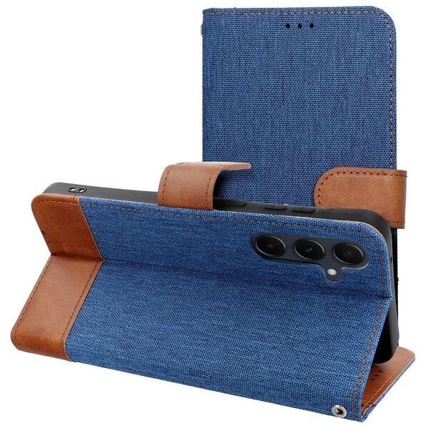 Kabura JEANS Book do SAMSUNG S25 Edge niebieski