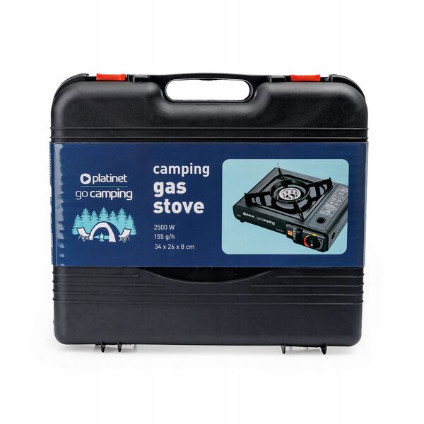 PLATINET CAMPING COOKING STOVE 1 BURNER BLACK [46134]