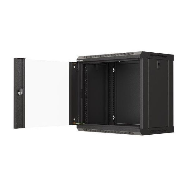 Lanberg WF03-5309-10B stojak 9U Szafa wisząca Czarny