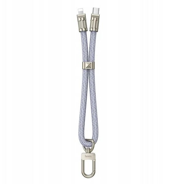 HOCO kabel Typ C do Lightning w formie smyczki PD 20W GH5 0,22 m niebieski